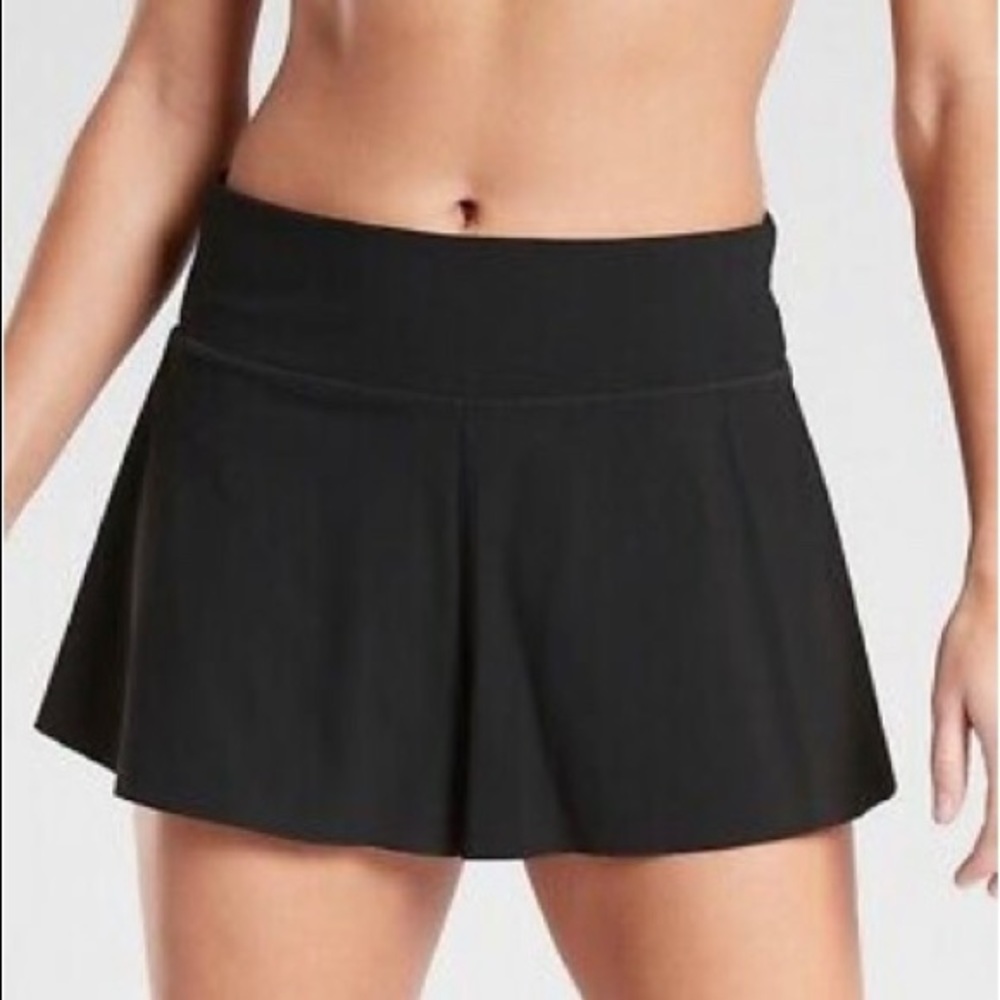 ATHLETA Makani Black Swim Short/Skort